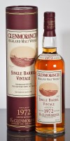 Lot 612 - GLENMORANGIE 1972 SINGLE BARREL EDITION Single...