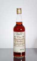 Lot 649 - OBAN 16 YEAR OLD MANAGER'S DRAM Cask strength...