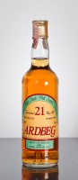 Lot 752 - ARDBEG 21 YEAR OLD Single Islay Malt whisky....