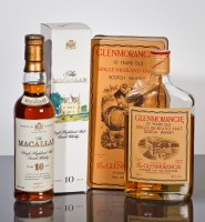 Lot 764 - THE MACALLAN 10 YEAR OLD Single Highland malt...