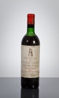 Lot 833 - GRAND VIN DE CHATEAU LATOUR PREMIER GRAND CRU...