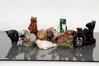 Lot 850 - A MIXED LOT OF 32 CERAMIC MINIATURES...