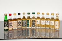 Lot 852 - ASSORTED SINGLE MALT MINIATURES (24)...