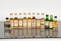 Lot 876 - 12 ASSORTED SINGLE MALT MINIATURES Assorted...