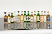 Lot 881 - 26 ASSORTED WHISKY MINIATURES Assorted Whisky...
