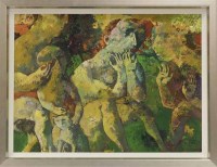 Lot 2382 - ANDREI BLUDOV (RUSSIAN), FOUR FIGURES AND CAT...