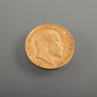 Lot 1018 - HALF SOVEREIGN DATED 1908