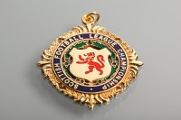 Lot 1021 - SCOTTISH FOOTBALL LEAGUE CHAMPIONSHIP MEDAL in...