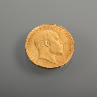 Lot 1044 - HALF SOVEREIGN DATED 1910