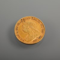 Lot 1048 - HALF SOVEREIGN DATED 1897
