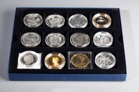 Lot 1062 - COLLECTION OF SILVER PROOF £5 COINS AND OTHERS...