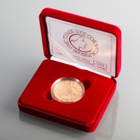 Lot 1073 - GOLD PROOF CORONATION JUBILEE FIVE POUNDS COIN...