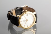 Lot 1075A - GENTLEMAN'S EIGHTEEN GOLD OMEGA WRIST WATCH...