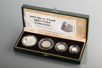 Lot 1084 - SILVER PROOF BRITANNIA COLLECTION DATED 1997...