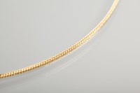 Lot 1270 - EIGHTEEN CARAT GOLD CHAIN NECKLACE 60cm long,...