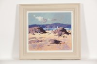 Lot 1706 - JAMES ORR, ROCKY FORESHORE, SUTHERLAND acrylic...