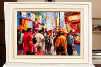 Lot 1784 - * TONY ROME, 24 HOURS - TIMES SQUARE N.Y. oil...