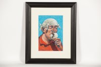 Lot 1827 - * GRAHAM MCKEAN, IN THE SUMMER TIME pastel on...