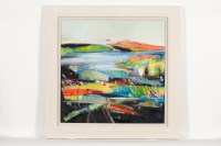 Lot 1900 - MAY BYRNE, CATCHING THE LIGHT mixed media,...