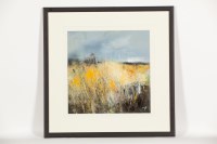 Lot 1912 - MAY BYRNE, WILD GRASSES AND SEEDHEADS oil on...