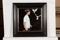 Lot 1913 - GERARD BURNS, ORPHEUS oil on canvas, signed...