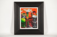 Lot 1922 - FRANK COLCLOUGH, SNOWDROPS oil on board,...