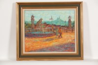 Lot 1946 - * JOHN MACKIE, MARSEILLE oil on canvas, signed...
