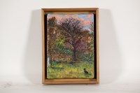 Lot 1971 - HENRY KONDRACKI, DUSK IN THE GARDEN oil on...