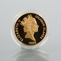 Lot 986 - PROOF SOLOMON ISLANDS $50 DOLLAR COIN DATED...