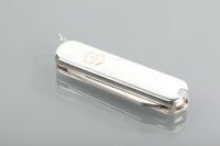 Lot 1057 - TIFFANY & CO. SILVER PEN KNIFE a collaboration...