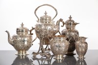 Lot 74 - FINE VICTORIAN SILVER RENAISSANCE REVIVAL FIVE...