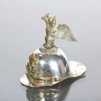 Lot 95 - RUSSIAN SILVER GILT LIQUER CUP in the form of...