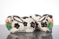 Lot 119 - PAIR OF RARE 19TH CENTURY STAFFORDSHIRE...