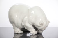 Lot 125 - ROYAL COPENHAGEN POLAR BEAR FIGURE modelled as...