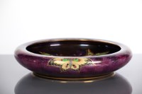 Lot 129 - CROWN DEVON FIELDINGS LUSTRE DISH of circular...