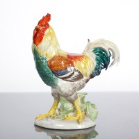 Lot 158 - 19TH CENTURY MEISSEN PORCELAIN FIGURE OF A...