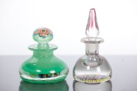 Lot 164 - TWO PERTHSHIRE PERFUME BOTTLE PAPERWEIGHTS the...