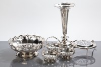 Lot 66 - 20TH CENTURY SILVER CENTREPIECE BOWL with...