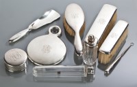 Lot 103 - TIFFANY & CO. STERLING SILVER TOILET SET...