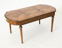 Lot 224 - EARLY 20TH CENTURY WALNUT COFFEE TABLE on...