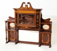 Lot 251 - LATE VICTORIAN SHERATON REVIVAL MARQUETRY...