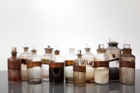 Lot 269 - COLLECTION OF ELEVEN VICTORIAN PHARMACY JARS...