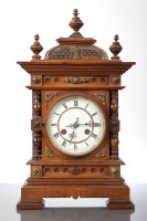 Lot 276 - 19TH CENTURY GERMAN BRACKET CLOCK with urn...