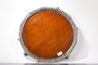 Lot 357 - LATE 19TH CENTURY SHEFFIELD PLATE AND MAHOGANY...