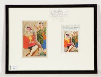 Lot 352 - ARNOLD TAYLOR BAMFORTH COMIC POSTCARD ORIGINAL...