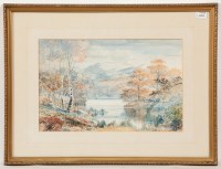 Lot 445A - DAN LIVINGSTONE LOCH LOMOND watercolour,...