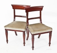 Lot 480 - SET OF FOUR VICTORIAN STYLE MAHOGANY DINING...