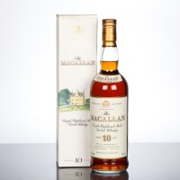 Lot 534 - THE MACALLAN 10 YEAR OLD Single Highland malt...