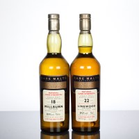 Lot 546 - MILLBURN 18 YEAR OLD RARE MALTS Single...