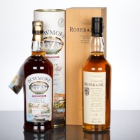 Lot 553 - ROSEBANK 12 YEAR OLD FLORA & FAUNA Single...